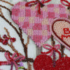 DIY Bead Embroidery Kit "About love" 9.8"x13.4" / 25.0x34.0 cm