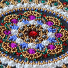 DIY Bead Embroidery Kit "Mandala" 10.6"x10.6" / 27.0x27.0 cm