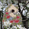 DIY Cross stitch kit on wood "Idyll" 7.1x6.1 in / 18.0x15.5 cm