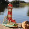 DIY Cross stitch kit on wood "Lighthouse" 3.9x5.7 in / 10.0x14.5 cm