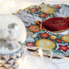 DIY Cross stitch kit on wood "Christmas" 8.1x9.1 in / 20.5x23.0 cm