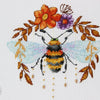 DIY Cross Stitch Kit "Bumblebee" 5.9x6.3 in / 15.0x16.0 cm
