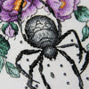 DIY Cross Stitch Kit "Spider" 4.5x7.5 in / 11.5x19.0 cm