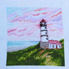 DIY Cross Stitch Kit "Lighthouse" 9.1x9.8 in / 23.0x25.0 cm