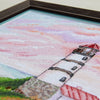 DIY Cross Stitch Kit "Lighthouse" 9.1x9.8 in / 23.0x25.0 cm