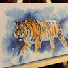 DIY Cross Stitch Kit "Tiger" 11.4x6.7 in / 29.0x17.0 cm