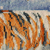 DIY Cross Stitch Kit "Tiger" 11.4x6.7 in / 29.0x17.0 cm