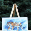 DIY Cross Stitch Kit "Tiger" 11.4x6.7 in / 29.0x17.0 cm