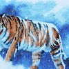 DIY Cross Stitch Kit "Tiger" 11.4x6.7 in / 29.0x17.0 cm