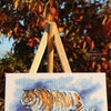 DIY Cross Stitch Kit "Tiger" 11.4x6.7 in / 29.0x17.0 cm