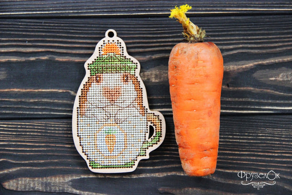 DIY Cross stitch kit on wood 