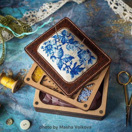 Craft kit for creating a pin cushion