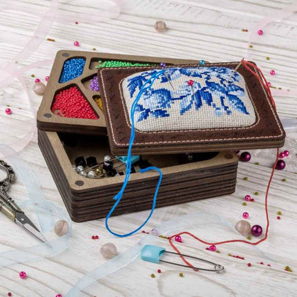 Craft kit for creating a pin cushion