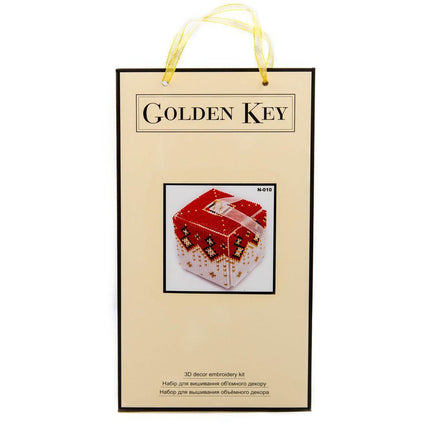 3D Christmas tree toy "Christmas gift", DIY Embroidery kit, Christmas decor, Christmas gifts