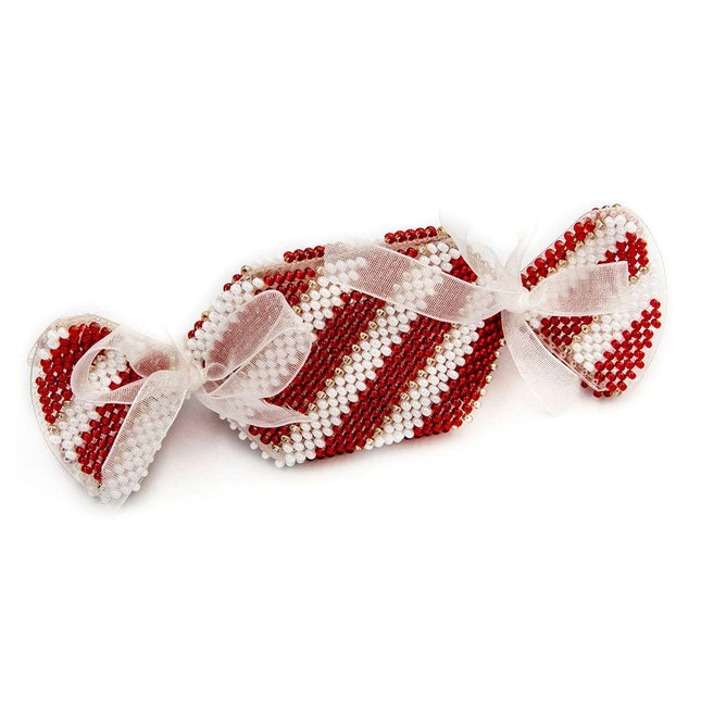 3D Christmas tree toy "Candy", DIY Embroidery kit, Christmas decor, Christmas gifts