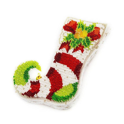 3D Christmas tree toy "Christmas Stocking", DIY Embroidery kit, Christmas decor, Christmas gifts