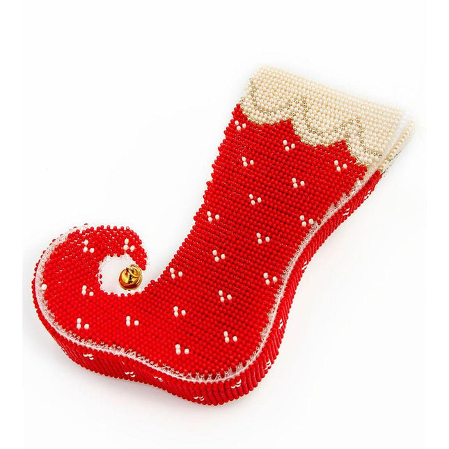 3D Christmas tree toy "Christmas Stocking", DIY Embroidery kit, Christmas decor, Christmas gifts