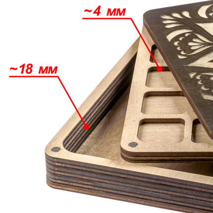 Multilayer bead organizer