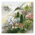 DIY Counted Cross Stitch Kit "Cozy hut at mountain stream"