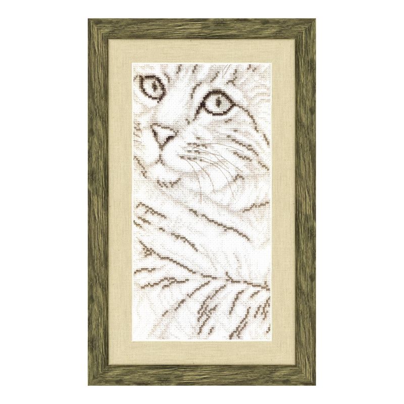 DIY Counted Cross Stitch Kit "Portrait of cat"