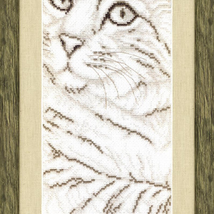 DIY Counted Cross Stitch Kit "Portrait of cat"