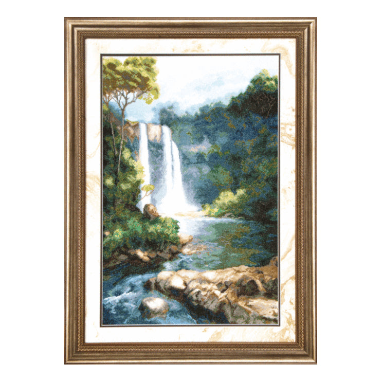 DIY Counted Cross Stitch Kit "Waterfall"