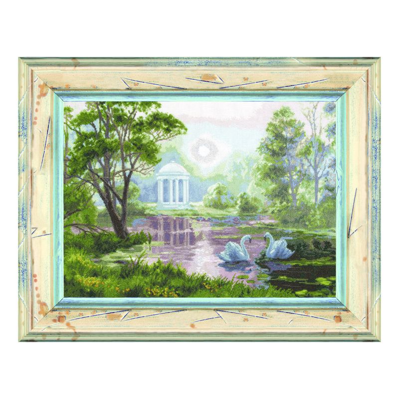 DIY Counted Cross Stitch Kit "Pond"