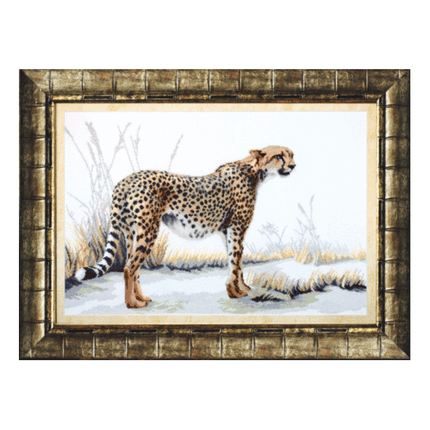 DIY Counted Cross Stitch Kit "Cheetah"