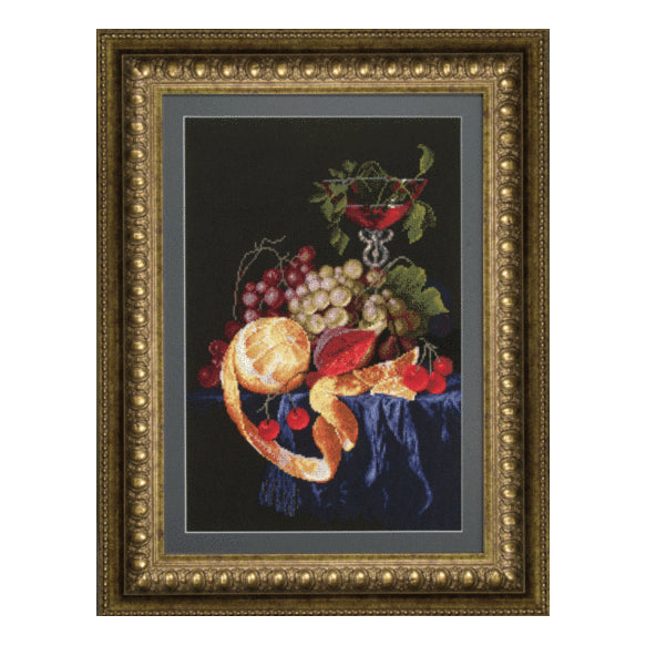 DIY Counted Cross Stitch Kit "Fruit gift with vine"