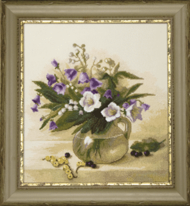 DIY Counted Cross Stitch Kit "Morning blinks"