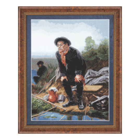 DIY Counted Cross Stitch Kit "Fisherman"