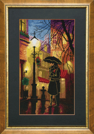DIY Counted Cross Stitch Kit "Umbrella for two"