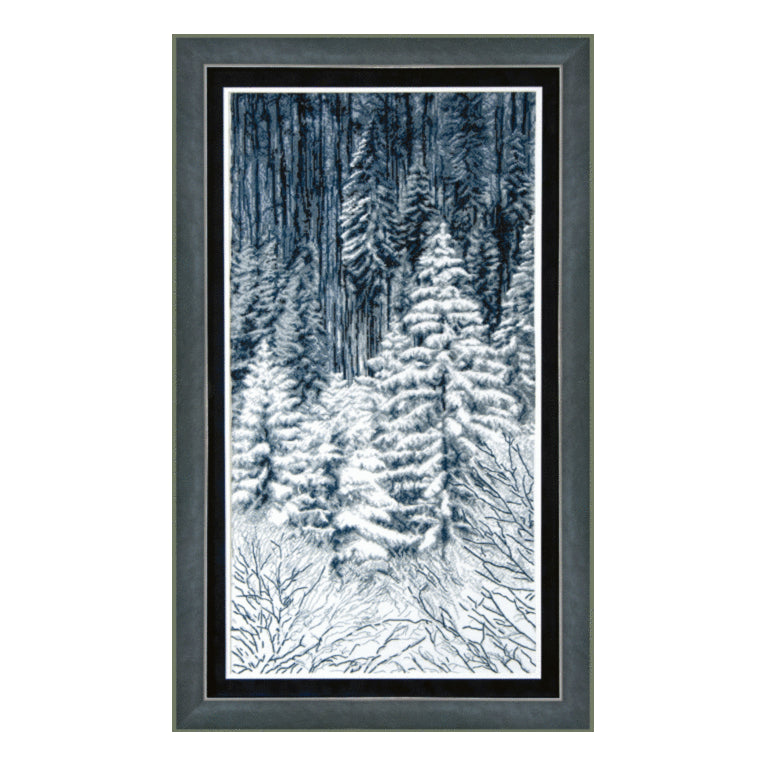 DIY Counted Cross Stitch Kit "Winter forest"