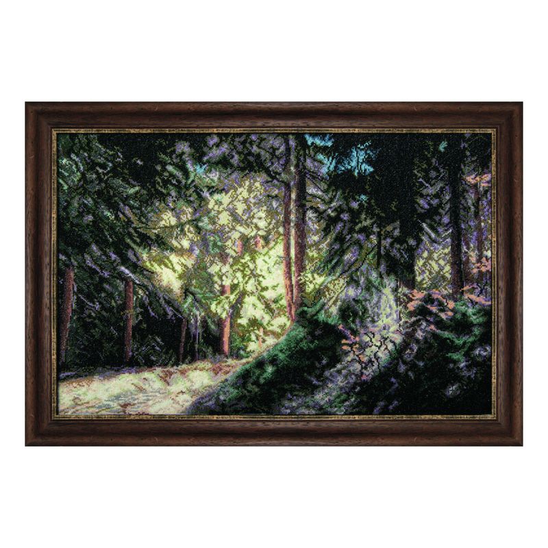 DIY Counted Cross Stitch Kit "Pine-trees"