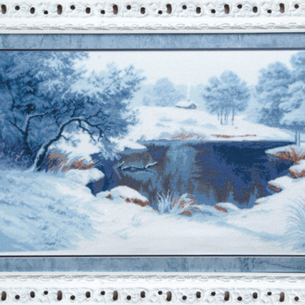 DIY Counted Cross Stitch Kit "Winter"