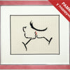DIY Counted Cross Stitch Kit "Furtively kiss"