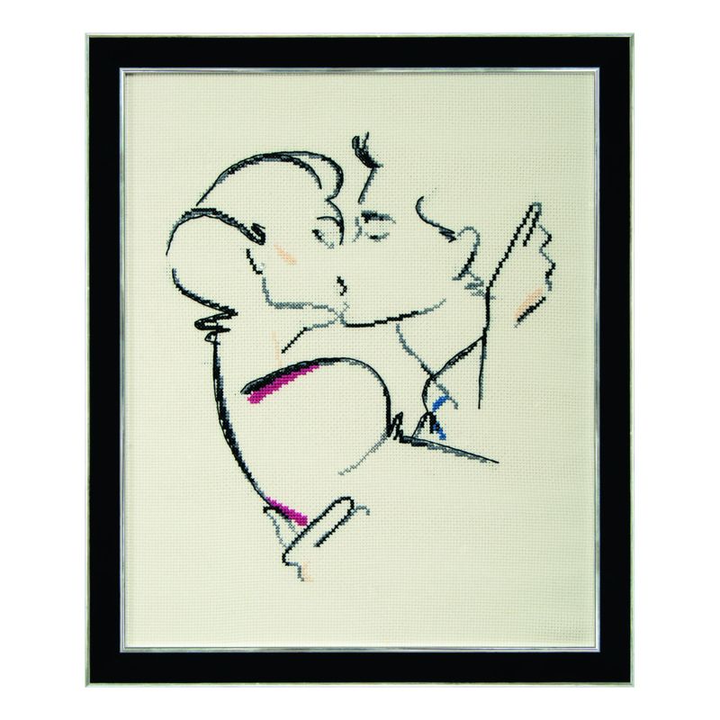 DIY Counted Cross Stitch Kit "Desired kiss"