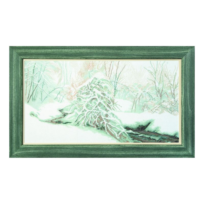 DIY Counted Cross Stitch Kit "Winter stream"