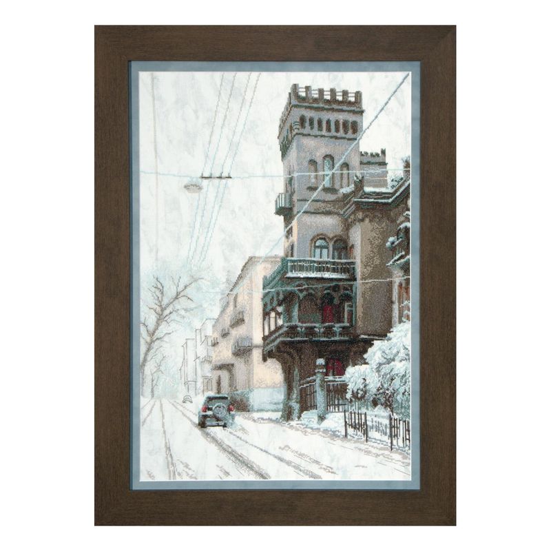 DIY Counted Cross Stitch Kit "Lviv in winter"