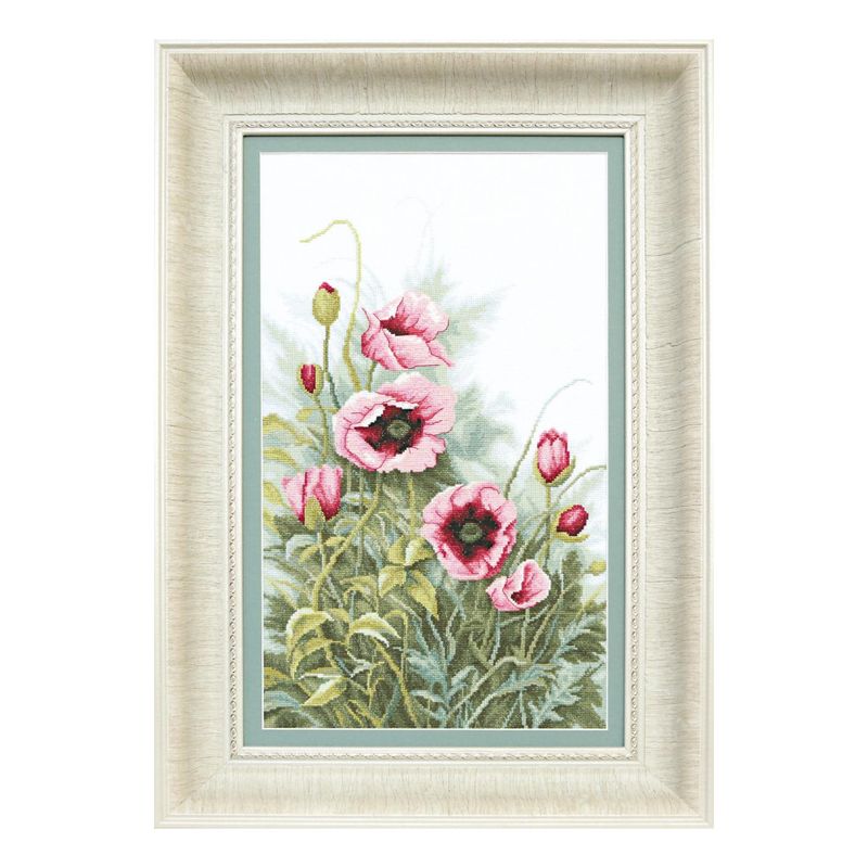 DIY Counted Cross Stitch Kit "Papaverous color"