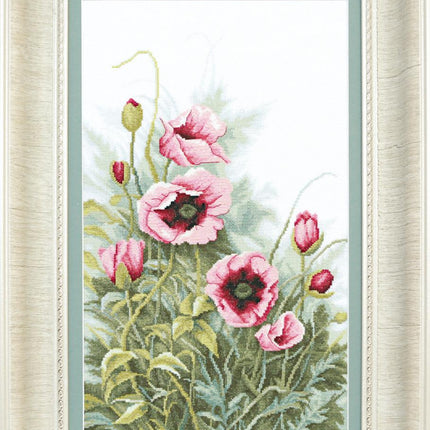 DIY Counted Cross Stitch Kit "Papaverous color"