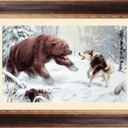 DIY Counted Cross Stitch Kit "Host of forest"