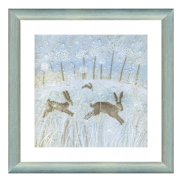 DIY Counted Cross Stitch Kit "Winter hares"