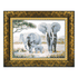 DIY Counted Cross Stitch Kit "Elephants near the water"
