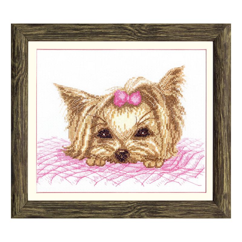 DIY Counted Cross Stitch Kit "Yorkshire terrier"
