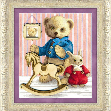 DIY Counted Cross Stitch Kit "Friends"
