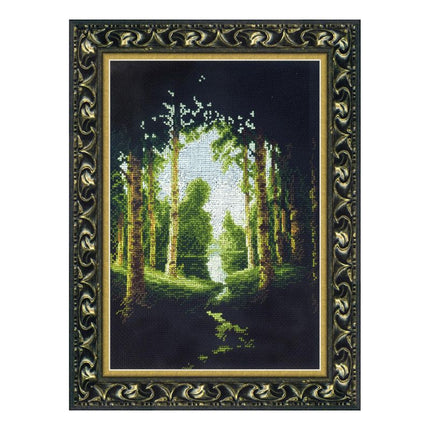 DIY Counted Cross Stitch Kit "Birchwood"