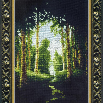 DIY Counted Cross Stitch Kit "Birchwood"
