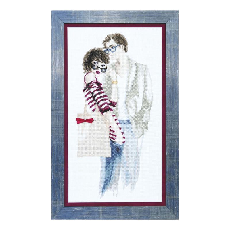 DIY Counted Cross Stitch Kit "Smart couple"
