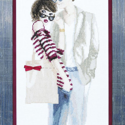 DIY Counted Cross Stitch Kit "Smart couple"